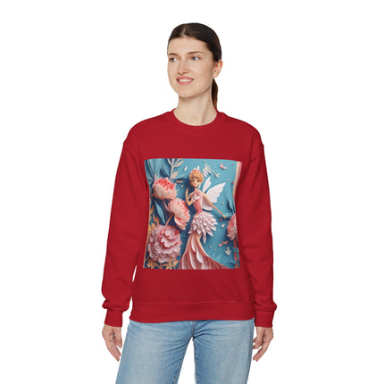 Peony Fairy Unisex Heavy Blend™ Crewneck Sweatshirt