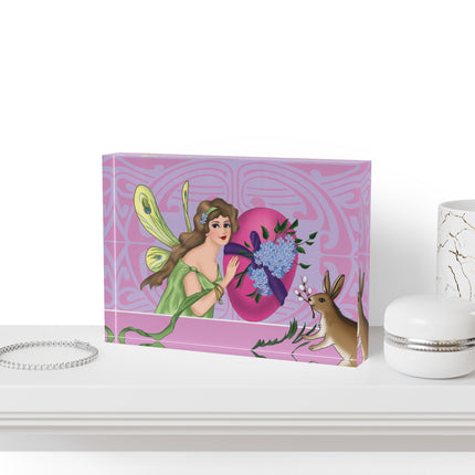 The Fairy’s Blossom Acrylic Art Block