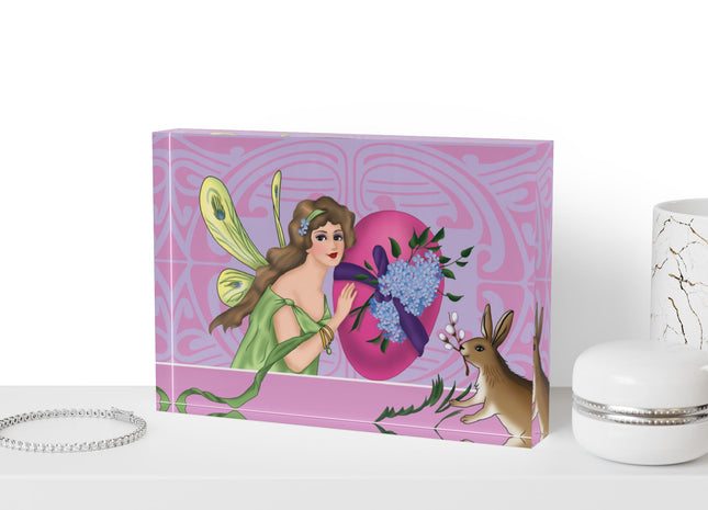 The Fairy’s Blossom Acrylic Art Block
