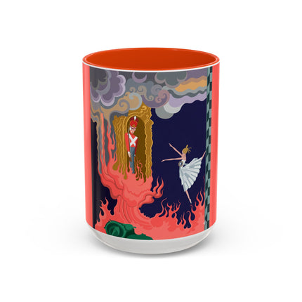 The Firebird's Awakening Colorful Mug (11oz, 15oz) – Ballet Fantasy, Mythic Fire & Art Deco Drama