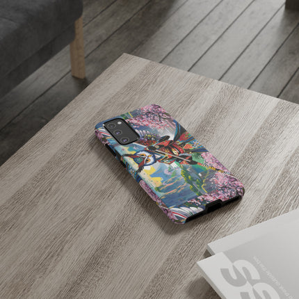 Cyberpunk Samurai Owl Phone Cases