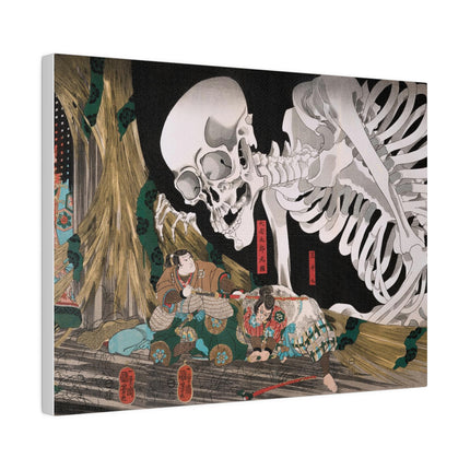 Mitsukuni Defying the Skeleton Spectre by Utagawa Kuniyoshi Matte Canvas, Stretched, 0.75"
