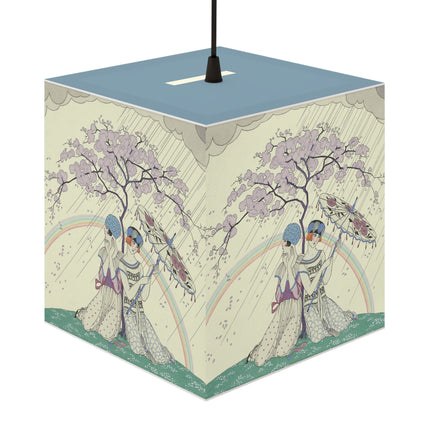 L’Arc-en-Ciel by George Barbier Light Cube Lamp