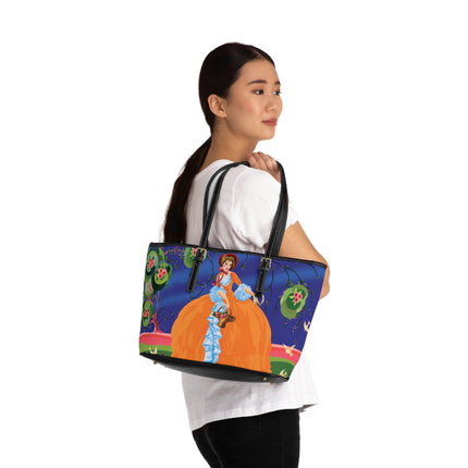 Spring Whispers PU Leather Shoulder Bag