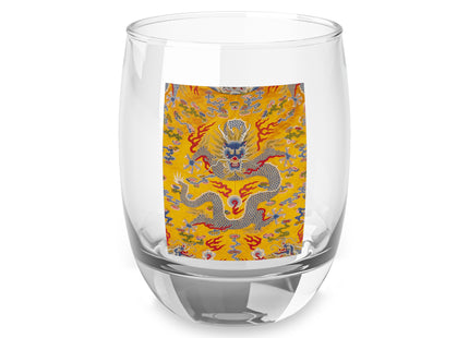The Imperial 12-Symbol Robe, A Dragon's Regalia Whiskey Glass