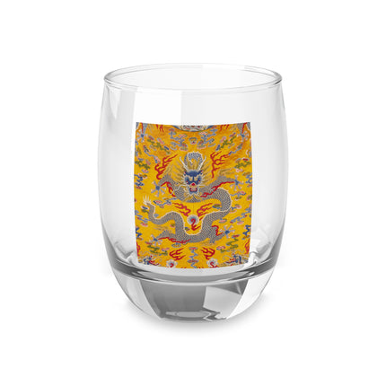 The Imperial 12-Symbol Robe, A Dragon's Regalia Whiskey Glass