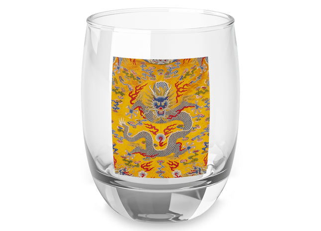 The Imperial 12-Symbol Robe, A Dragon's Regalia Whiskey Glass