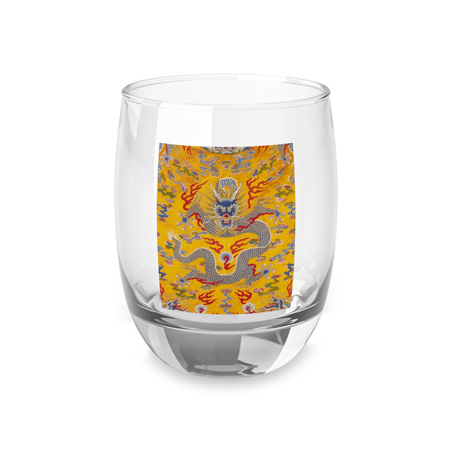 The Imperial 12-Symbol Robe, A Dragon's Regalia Whiskey Glass