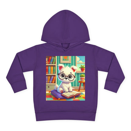 Little Scholar Pup Toddler Pullover Fleece Hoodie