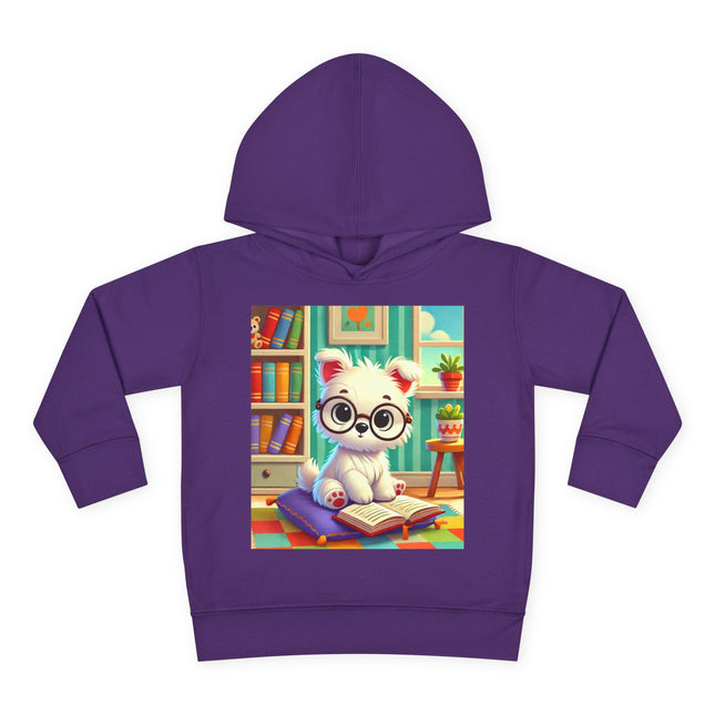 Little Scholar Pup Toddler Pullover Fleece Hoodie