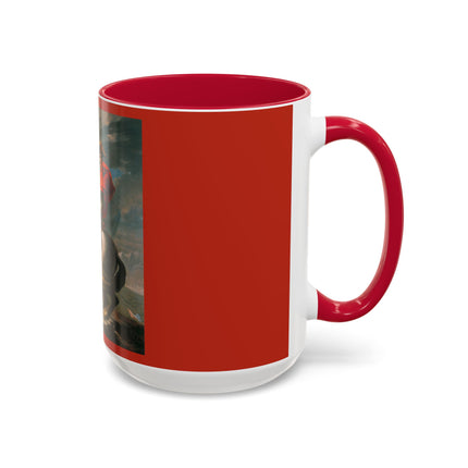 Napoleon Crossing the Alps by Jacques-Louis David Colorful Mugs (11oz, 15oz)