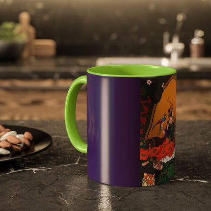 The Jewel Pavilion Colorful Mug (11oz, 15oz) – Royal Elegance, Peacock Beauty & Jewel-Toned Splendor