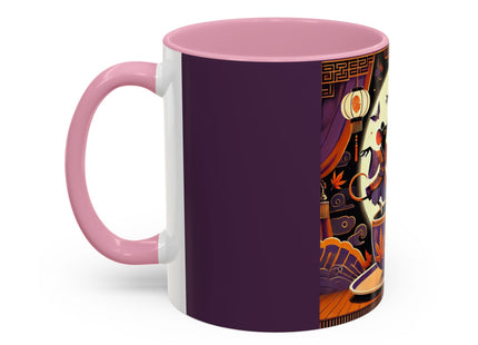 Theatrical Halloween Mice on Teacup Colorful Mugs (11oz, 15oz)