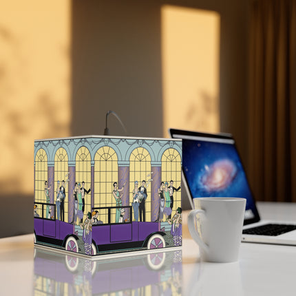 Au Revoir by George Barbier Light Cube Lamp