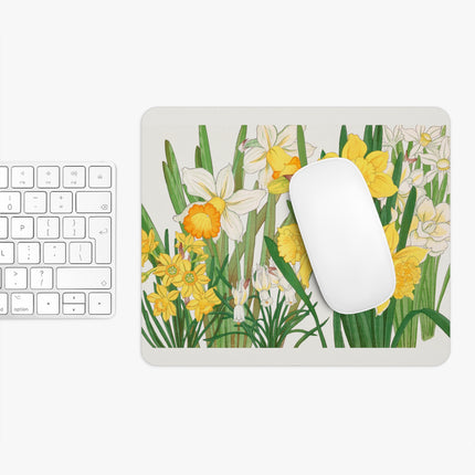 Daffodil by Tanigami Kônan Mouse Pad, Round and Rectangle