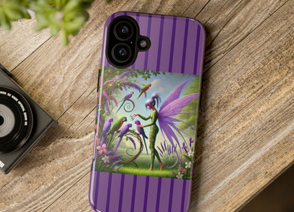 Lavender-Winged Fairy Phone Cases