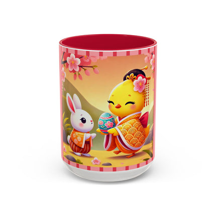 Whimsical Springtime Exchange Colorful Mugs (11oz, 15oz)