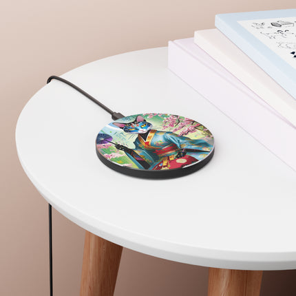 Cyberpunk Geisha Wireless Charger