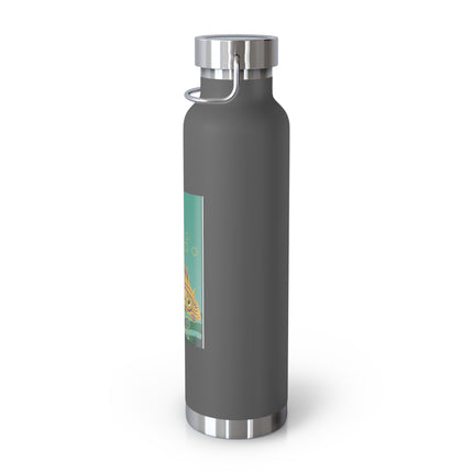Golden Serenity Copper Vacuum Insulated Bottle, 22oz