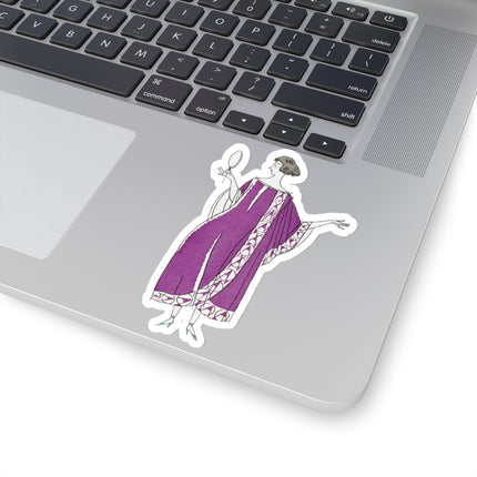 Jamais prêtes! (Never Ready!) by Charles Martin Kiss-Cut Stickers (4 Sizes)