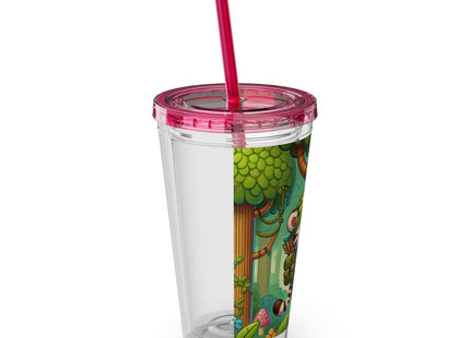 Stealthy Stripes Sunsplash Tumbler with Straw, 16oz
