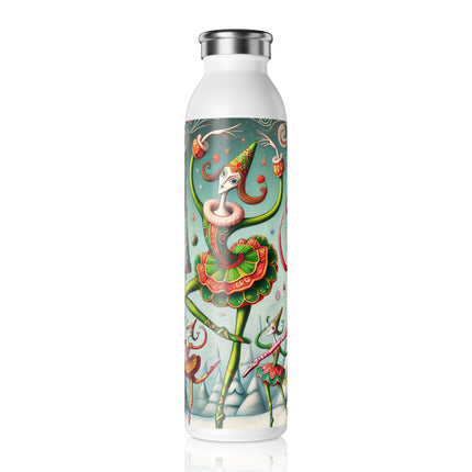 Christmas Ballet of the Absurd Slim Water Bottle