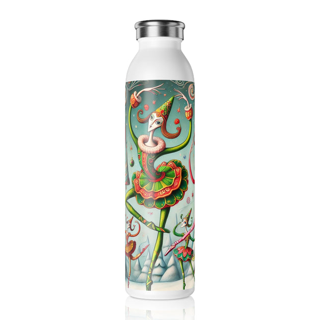 Christmas Ballet of the Absurd Slim Water Bottle