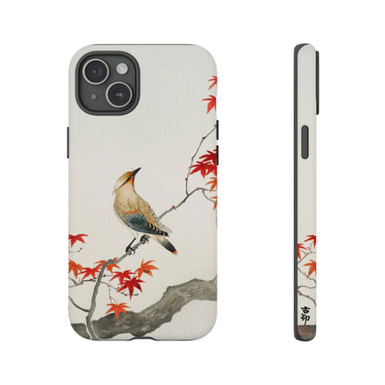 Japanese Bird on Maple by Ohara Koson Phone Cases
