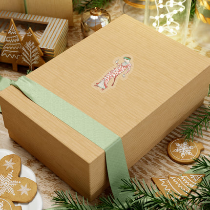 Parisian Costume by George Barbier Kiss-Cut Stickers (4 Sizes)