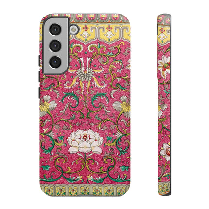 Pink Floral Pattern by Owen Jones Phone Cases