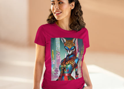 Cyber Cat Glamour Cotton Tee