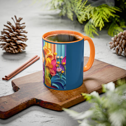 The Graceful Freesia Colorful Mugs (11oz, 15oz)