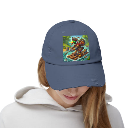 The Daring Drake Unisex Distressed Cap