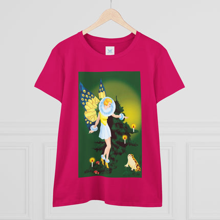 The Enchanted Encounter Women's Midweight Cotton Tee