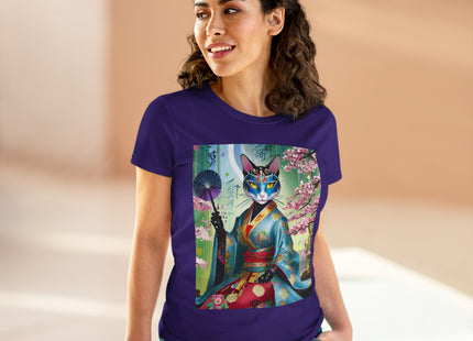 Cyberpunk Geisha Cotton Tee
