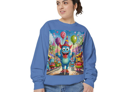 Monster Parade Madness Unisex Garment-Dyed Sweatshirt
