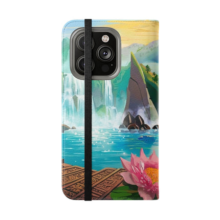 🐉💎 Wisdom's Guardian Flip Case – Dragon's Embrace & Eternal Wisdom