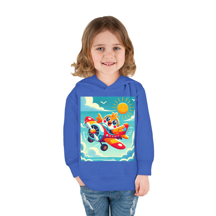 Joyful Bird Aviator Toddler Pullover Fleece Hoodie
