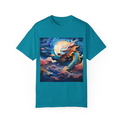 A Dragon's Ascent Unisex Garment-Dyed T-shirt
