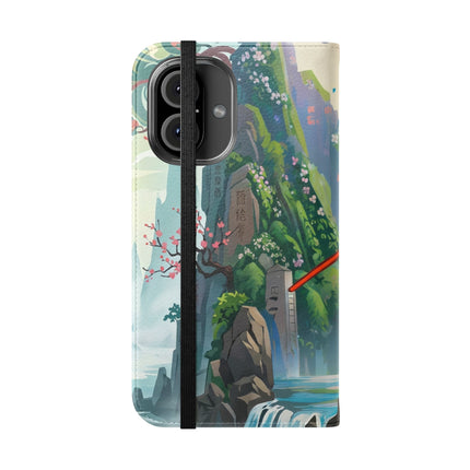 🐘⚔️ Cyberpunk Elephant Samurai Flip Case – Ancient Wisdom & Neon Power