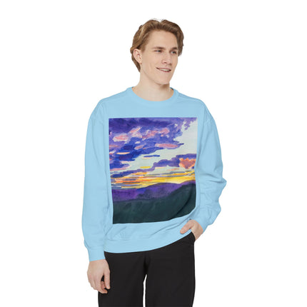 Naturstudie XII by Karl Wiener Garment-Dyed Sweatshirt