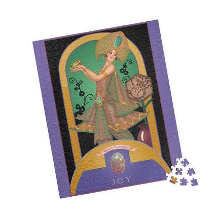 October & Opal, Tourmaline (from the Gem Series) by Sofia Chiostri Puzzle (110, 252, 500-Piece)