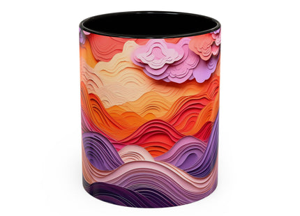 Dramatic Sunset Sky Colorful Mugs (11oz, 15oz)