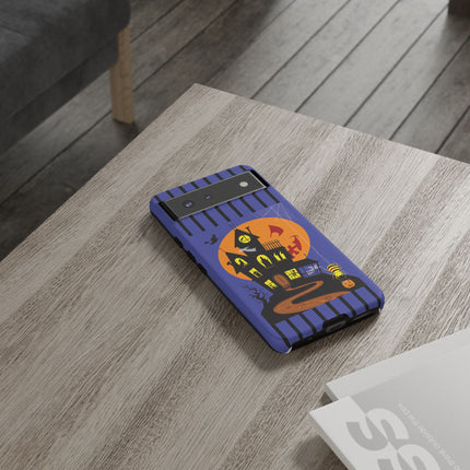 Halloween Night at the Haunted House Phone Cases