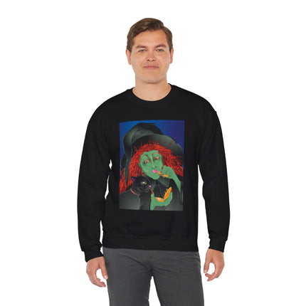 Mirror, Mirror A Witch's Touch Women’s Unisex Heavy Blend™ Crewneck Sweatshirt