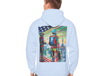 NSA Cyber Punk Computer Hacking Team – Heavy Blend™ Hooded Sweatshirt