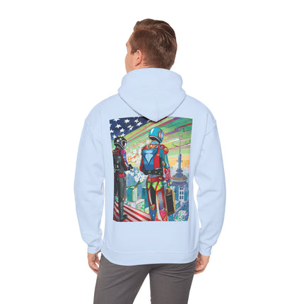 NSA Cyber Punk Computer Hacking Team – Heavy Blend™ Hooded Sweatshirt