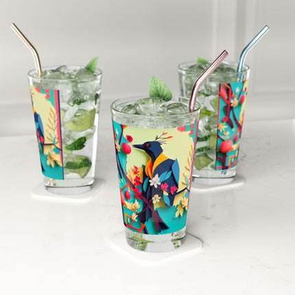 Curious Crow Glass, 16oz