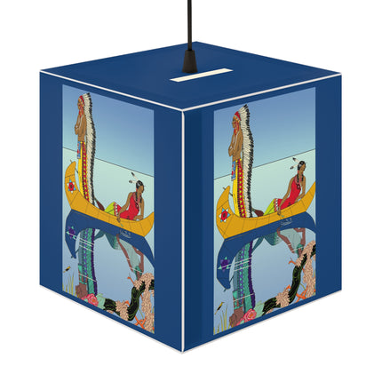 Le long du Missouri by George Barbier Light Cube Lamp
