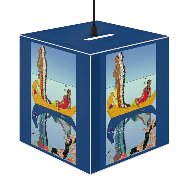 Le long du Missouri by George Barbier Light Cube Lamp